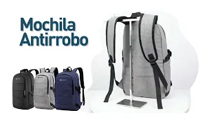 Mochila Antirrobo para Laptop Hasta 15.6 Pulgadas, Bloqueo por Contraseña de Código