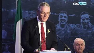 2024 GAA Congress: GAA President Jarlath Burns addresses delegates in Newry