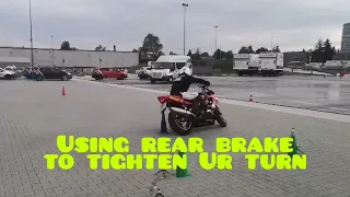 What can u learn by training Gymkhana GP8 on motorcycle. Honda CBR 600 f4i