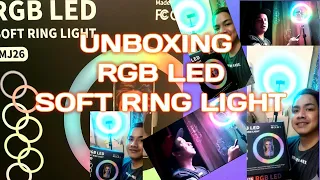 UNBOXING RGB LED SOFT RING LIGHT