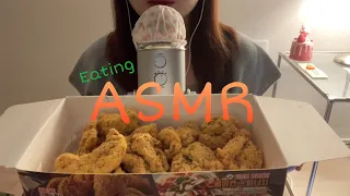 [ASMR - Eating Sound] 충만치킨 치즈몬스터 이팅사운드 / 맛있는 치킨 바삭 바삭🍗
