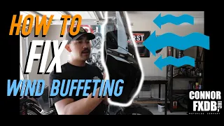 Wind Buffeting Issues?? WATCH THIS! | FIX that wind buffeting off your fairing!