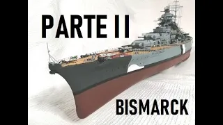 BISMARCK ACORAZADO NAVEGABLE ESCALA 1/200 de Amati-PARTE 2-DETALLES Y ACABADO-