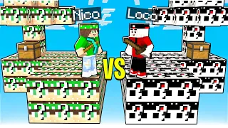 LUCKYBLOCK *NICO* contro LUCKYBLOCK *LOCO* su MINECRAFT!