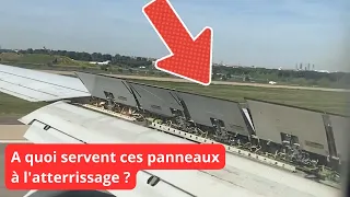 Les 3 RAISONS d'utiliser ces spoilers sur un avion à l'atterrissage