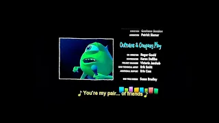 Monsters, Inc. (2001) End Credits Part 2 Company Play Full Screen Version (20th Anniversary Special)
