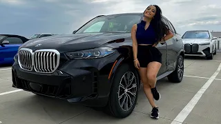 2024 BMW X5 Black Sapphire Metallic and Coffee Leather