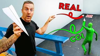 We Compete to Make REAL vs CGi Trickshots #3