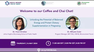 Coffee and Chai Chat with Dr. Parul Christian