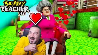 KIZGIN ÖĞRETMENLE KANKA OLDUK! MIKNATIS ŞAKASI (miss t turns miss magnet) | SCARY TEACHER 3D