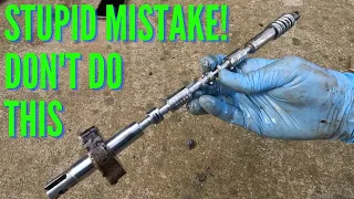 Skid Steer repair part II, control valve with leaky hydraulics