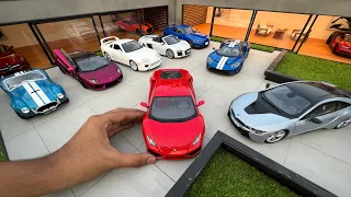 Bought a Miniature Super Car Garage | Diorama | Parking Diecast Model Cars