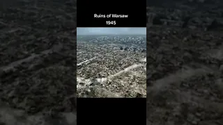 Ruins of Warsaw 1945