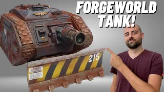 Death Korps of Krieg Thunderer Siege Tank from Forgeworld!