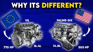 Why EUROPEAN Trucks have 770 HP and US' Don't