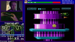 Battletoads NES -- Any% Speedrun in 12:38