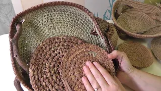 Плетение из сосновых иголок. Узел СОТЫ