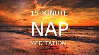 15 minute guided power nap | peaceful sleep meditation for relaxation, stress and anxiety