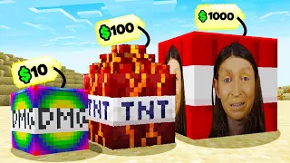 Explodi a TNT Mais Poderosa (1 MILHÃO de Blocos)