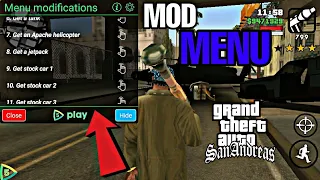 GTA SAN ANDREAS ANDROID MOD MENU (5 PLAY) + DOWNLOAD