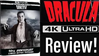 Dracula (1931) 4K UHD Blu-ray Steelbook Review!