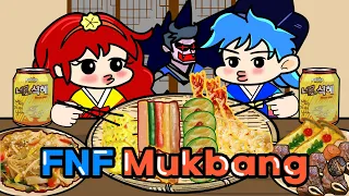 【FNF Mukbang】 Friday Night Funkin FOOD CHALLENGES 먹방