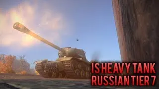 World of Tanks - IS - Tier 7 Russian Heavy Tank "Top Gun, Mastery 1st Class, Steel Wall, Sniper"