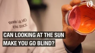 Can looking at the sun during an eclipse make you go blind?