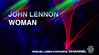 JOHN LENNON - WOMAN - Miguel Lobo [Karaoke]