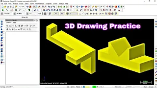 Mastercam 3D Drawing Practice Tutorial - 4