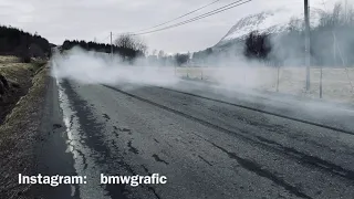 BMW F10 535i Stage 1 rolling burnout (bootmod3)