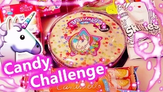 CANDY CHALLENGE EINHORN mit coolen Unicorn Süßigkeiten + RITTER SPORT, Skittels&Giotto Sommer Sorten