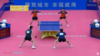 Fan Zhendong/Wang Chuqin vs Fang Bo/Yu Ziyang | 1/4 | 2020 China National Championships