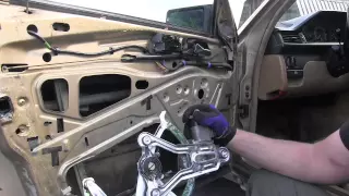 Mercedes W124 Installing New Window Regulator