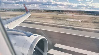 A320NEO! Iberia Landing Madrid Barajas Airport