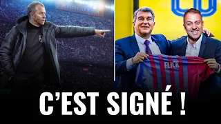 🚨 Hansi Flick au Barça jusqu'en 2026, c'est SIGNÉ !