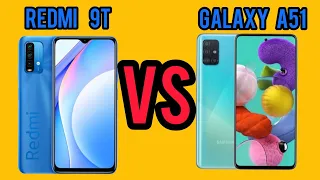 Redmi 9t vs galaxy a51