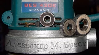 Как обслужить шлифмашинку  Maintenance tools  Как поменять подшипники  How to change the bearings