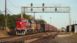 Union Pacific and BNSF Trains in San Antonio, Texas!