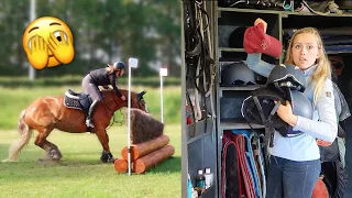 Vallen met crossen en hele kast opruimen!