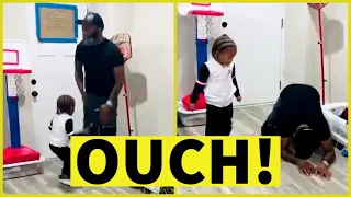 Boy punches dad's balls (He annoys his son) / Top Daily Viral #shorts