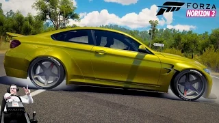 BMW M4 на стиле - Forza Horizon 3 на руле Fanatec CSL Elite Wheel