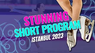 Uliana SHIRYAEVA (CAN) | Junior Women Short Program | Istanbul 2023 | #JGPFigure