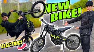 I Picked Up A NEW Fully Sized ELECTRIC Dirtbike! *POV*