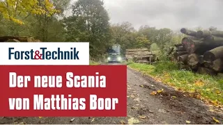 Der neue Scania von Matthias Boor Holztransporte