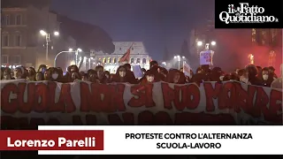 Morte di Lorenzo Parelli, studenti in piazza a Roma contro l’alternanza scuola-lavoro