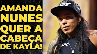 AMANDA NUNES IRRITADA QUER SE VINGAR E DESTRUIR KAYLA HARRISON EM LUTA NO UFC