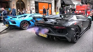 GINTANI Lamborghini Aventador SVJ Insane Sounds in London!!!