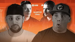 Reaction to D-LOW vs COLAPS | Grand Beatbox Battle 2019 | 1/4 Final