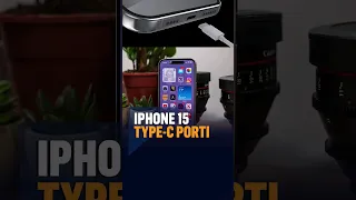 iPhone 15 Pro va Pro Max type-C porti haqida